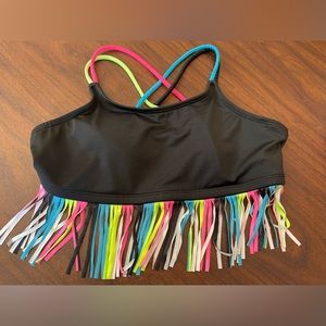 Justice Girls size 16 bikini swim top